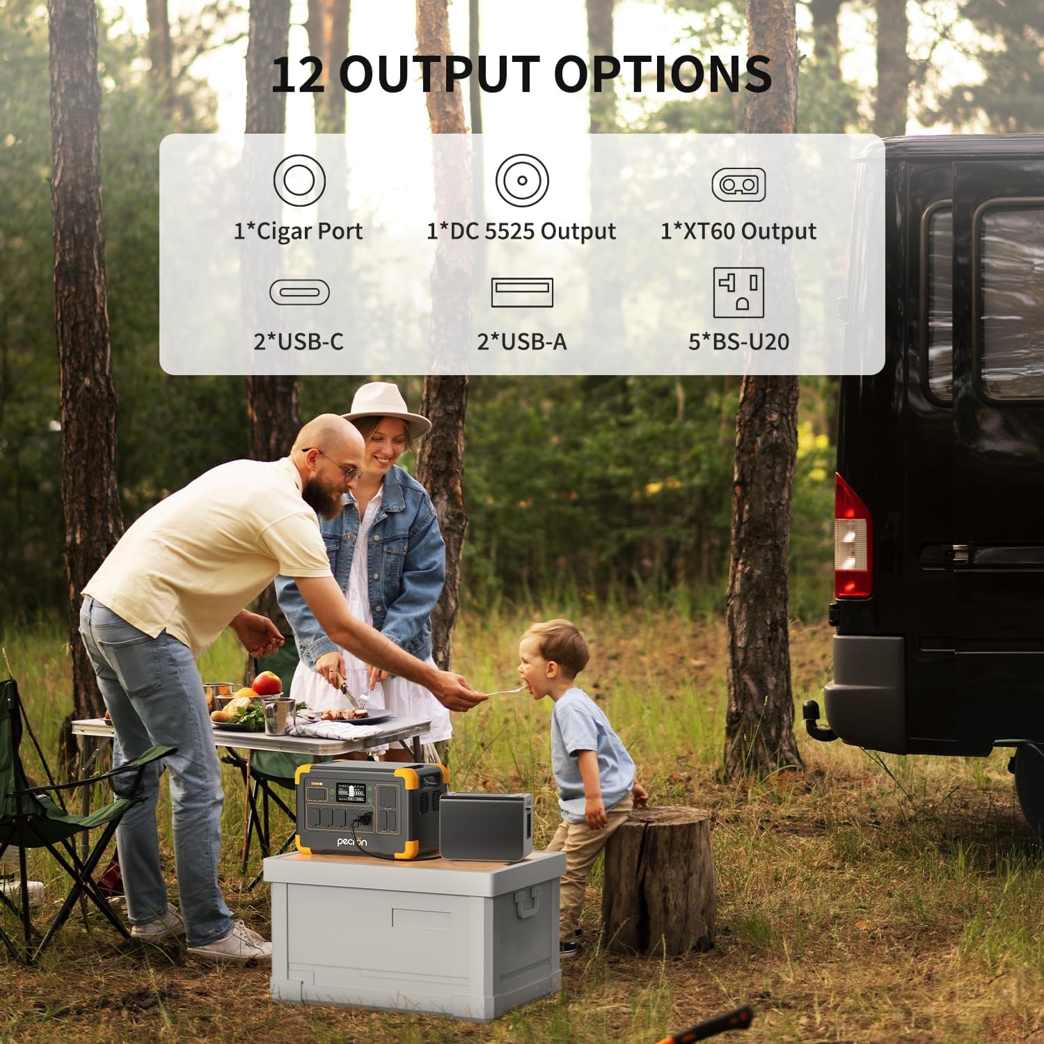 PECRON E1000LFP Solar Generator Kit