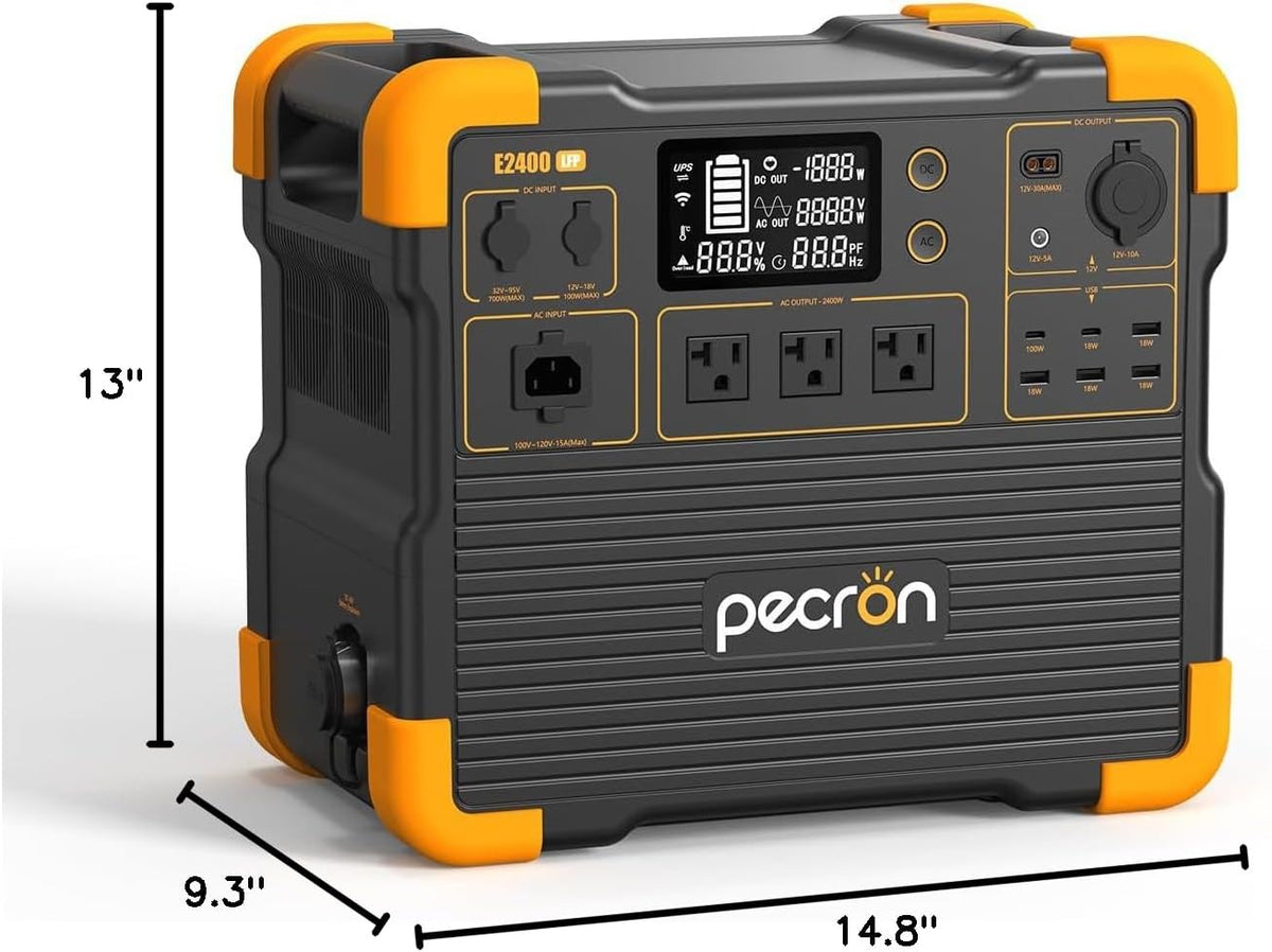 PECRON E2400LFP Portable Power Station 2400W 2048Wh PRE-ORDER