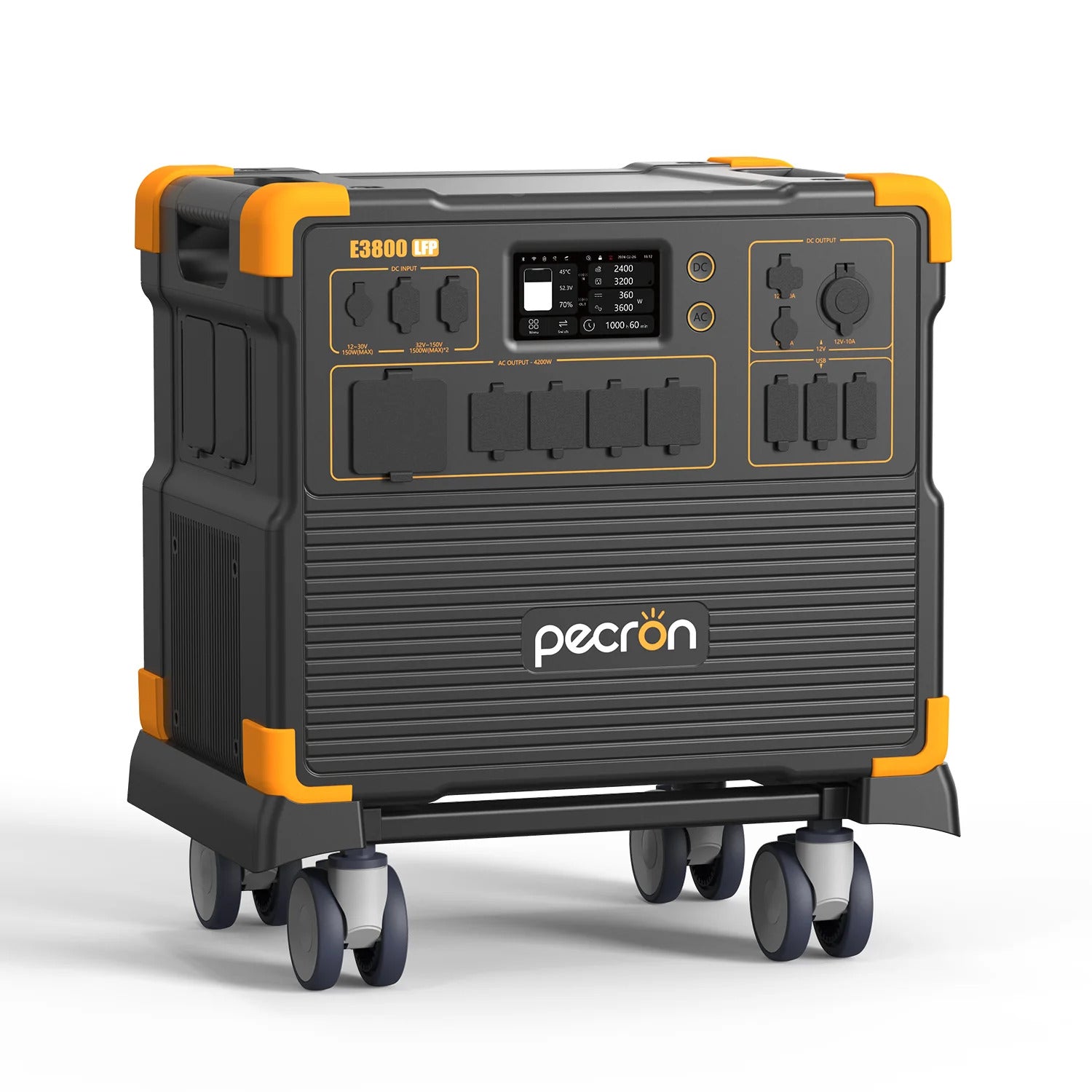 PECRON E3800LFP Portable Power Station 4200W 3840Wh with Free Cart PRE-ORDER