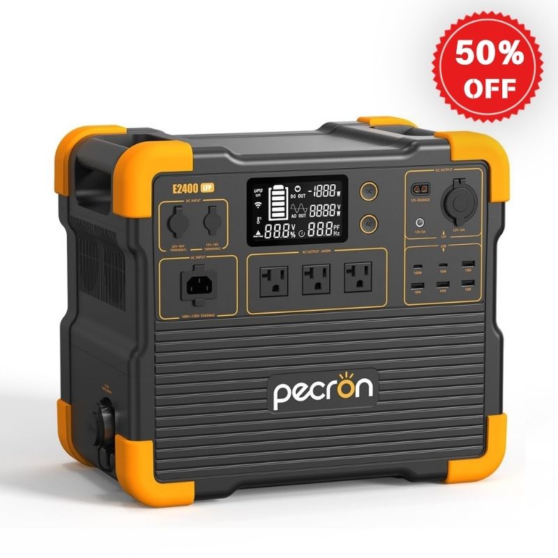 PECRON E2400LFP Portable Power Station 2400W 2048Wh PRE-ORDER