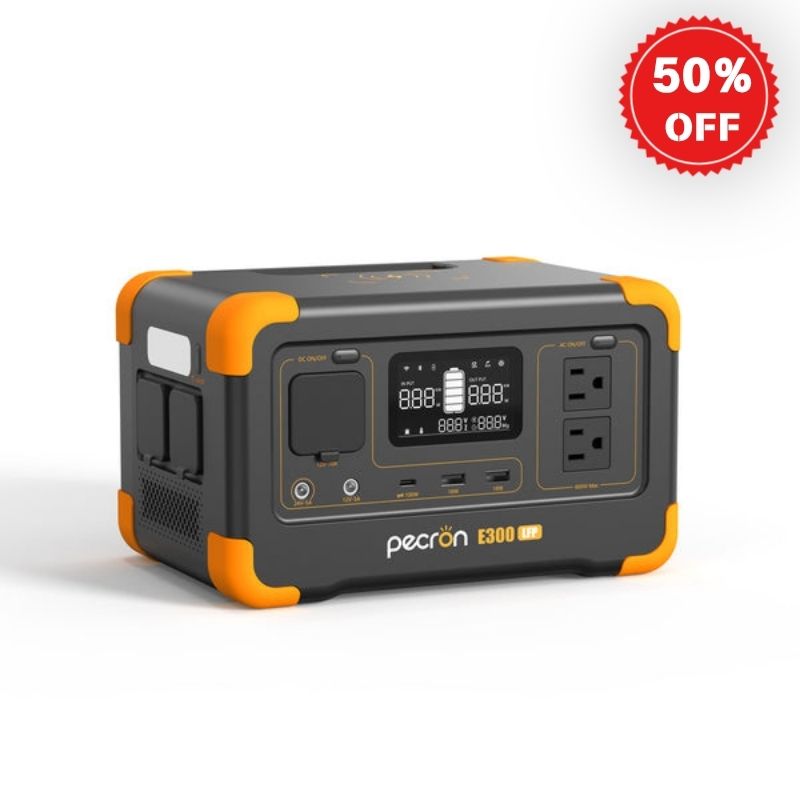 PECRON E300LFP Portable Power Station 600W 288Wh