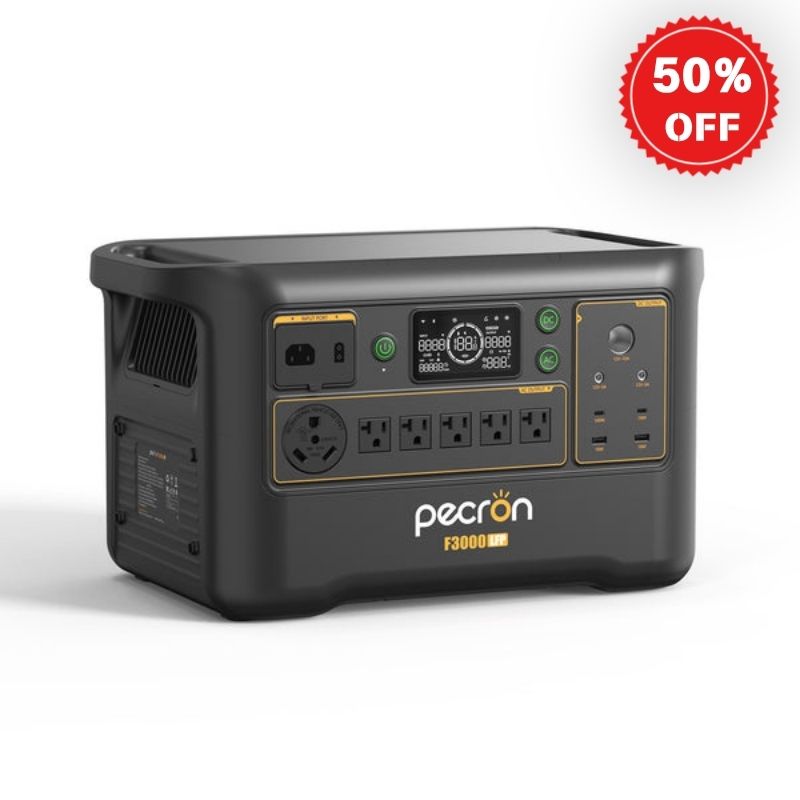 PECRON F3000LFP Portable Power Station 3600W 3072Wh